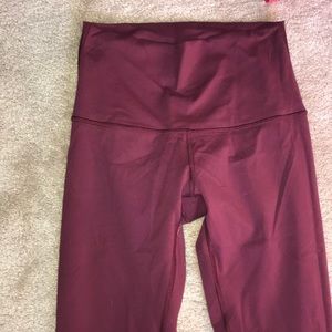 Lululemon High Rise Wunder Under Full Length Pants